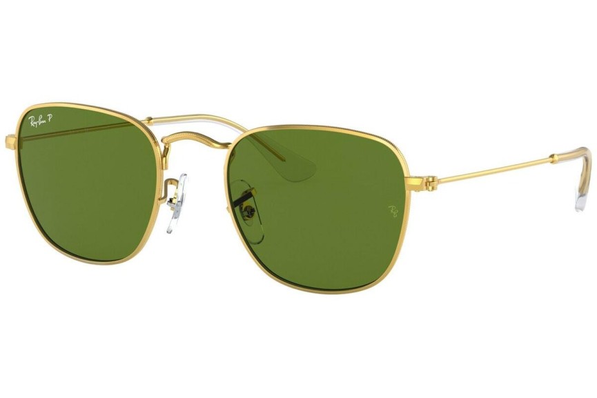 Ochelari de soare Ray-Ban Junior Junior Frank RJ9557S 286/2P Polarized Pătrați Aurii