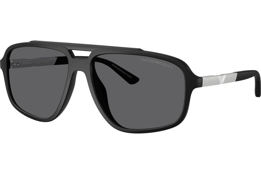 Ochelari de soare Emporio Armani EA4236U 5001T3 Polarized Pătrați Negri