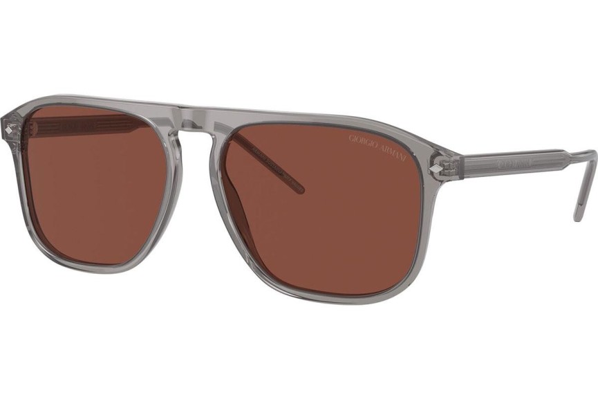 Ochelari de soare Giorgio Armani AR8212 6070C5 Flat Top Gri