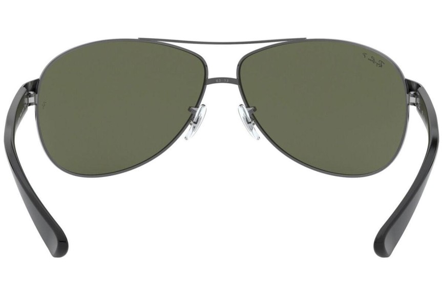 Ochelari de soare Ray-Ban RB3386 004/9A Polarized Pilot Argintii