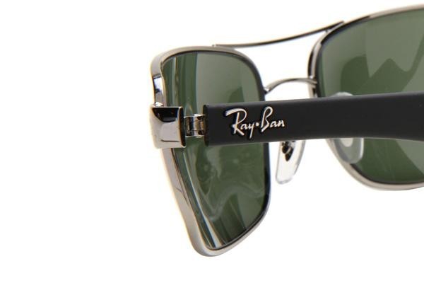 Ochelari de soare Ray-Ban RB3445 004 Dreptunghiulari Argintii