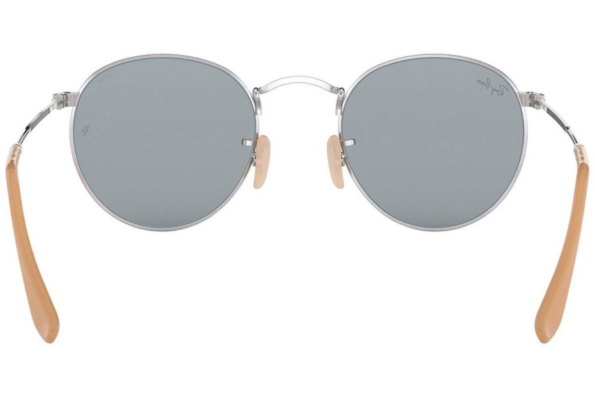 Ochelari de soare Ray-Ban Round Metal Evolve RB3447 9065I5 Rotunzi Argintii