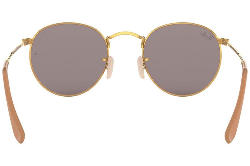 Ochelari de soare Ray-Ban Round Metal Evolve RB3447 9064V8 Rotunzi Aurii