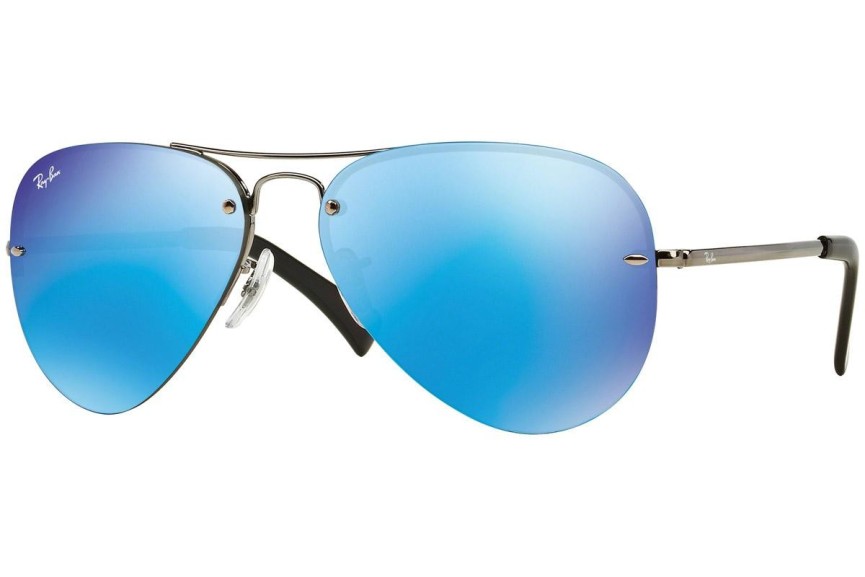 Ochelari de soare Ray-Ban RB3449 004/55 Pilot Gri