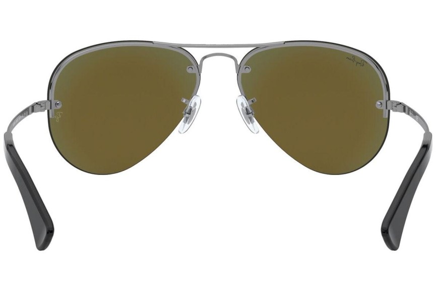 Ochelari de soare Ray-Ban RB3449 004/55 Pilot Gri