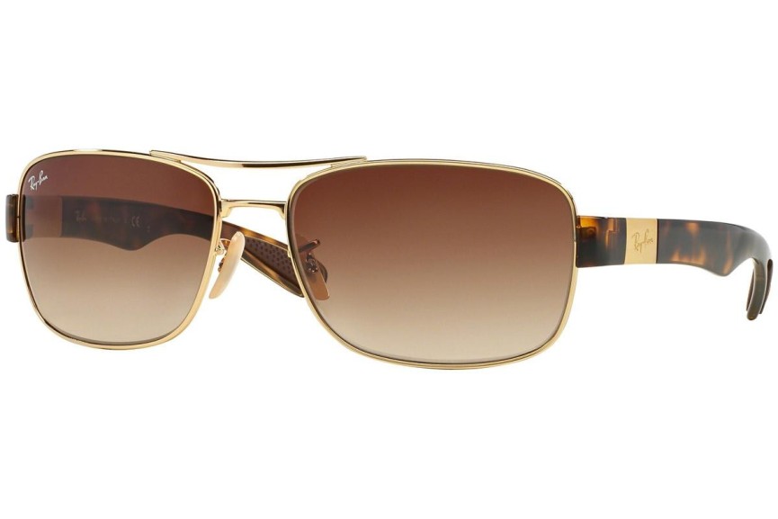 Ochelari de soare Ray-Ban RB3522 001/13 Pilot Aurii