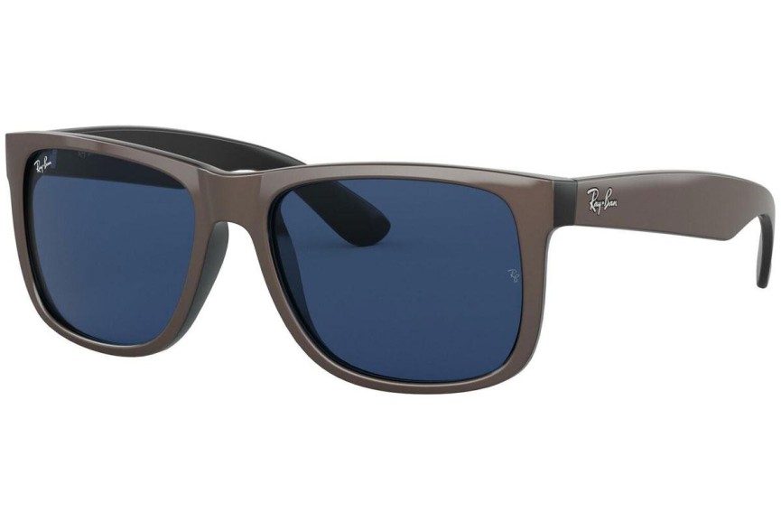 Ochelari de soare Ray-Ban Justin RB4165 647080 Pătrați Maro