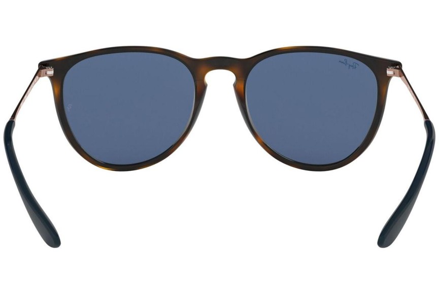 Ochelari de soare Ray-Ban Erika Color Mix RB4171 639080 Rotunzi Havana