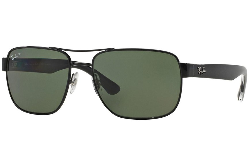 Ochelari de soare Ray-Ban RB3530 002/9A Polarized Dreptunghiulari Negri