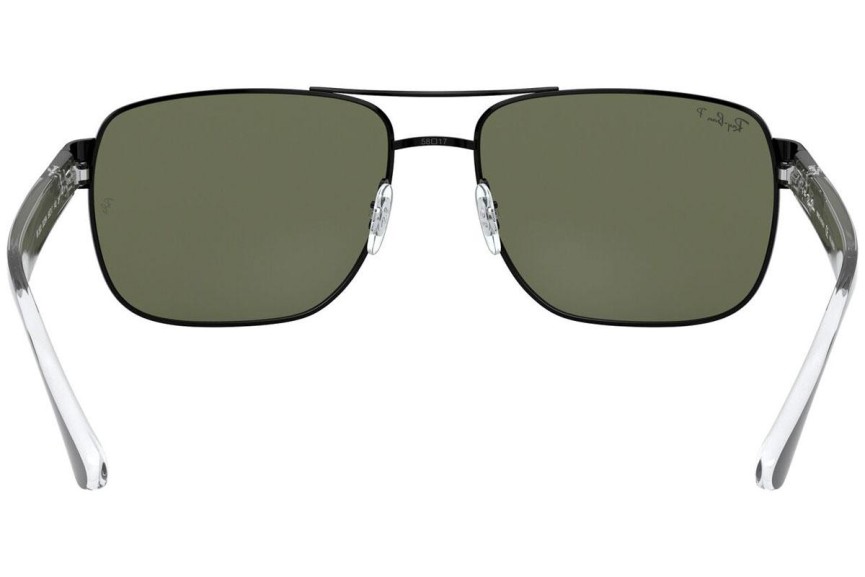 Ochelari de soare Ray-Ban RB3530 002/9A Polarized Dreptunghiulari Negri