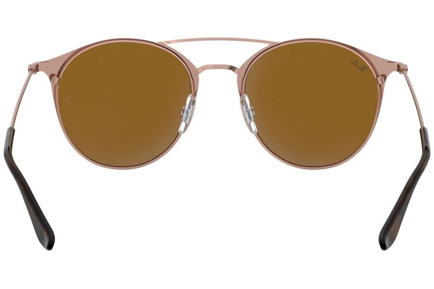 Ochelari de soare Ray-Ban RB3546 9074 Rotunzi Havana