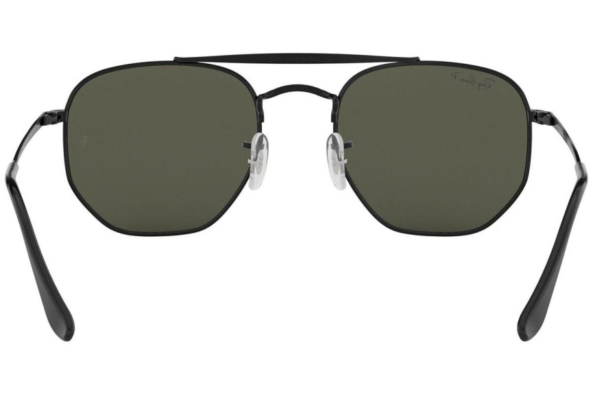 Ochelari de soare Ray-Ban Marshal RB3648 002/58 Polarized Pătrați Negri