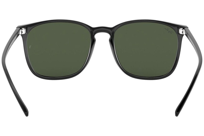 Ochelari de soare Ray-Ban RB4387 601/71 Pătrați Negri