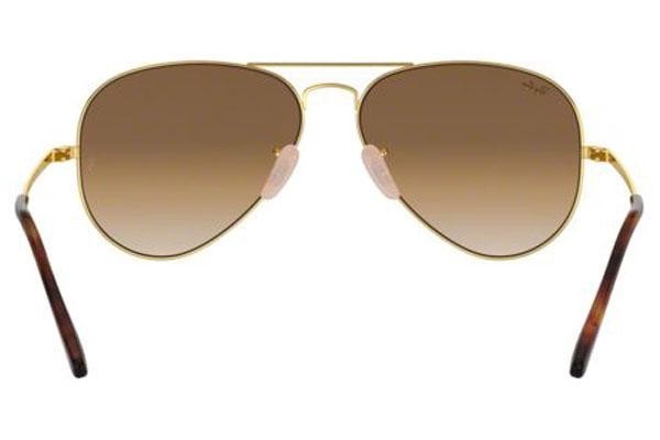 Ochelari de soare Ray-Ban Aviator Metal II RB3689 914751 Pilot Aurii