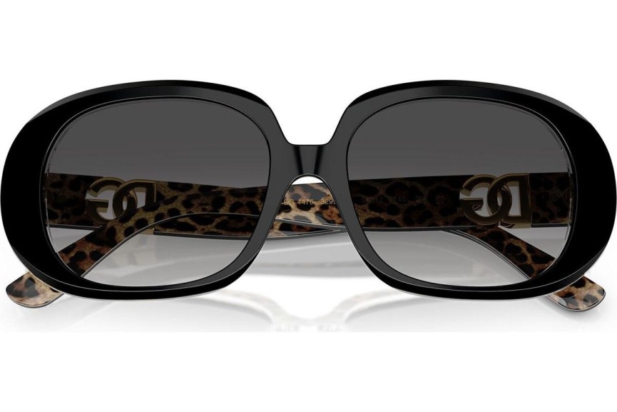 Ochelari de soare Dolce & Gabbana DG4476 32998G Cat Eye Negri