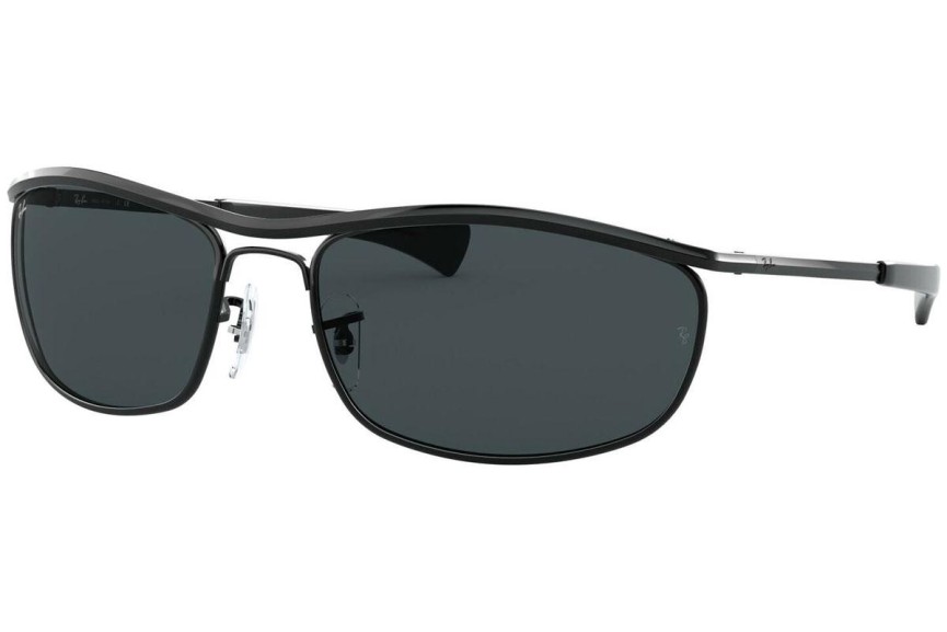 Ochelari de soare Ray-Ban Olympian I Deluxe RB3119M 002/R5 Dreptunghiulari Negri