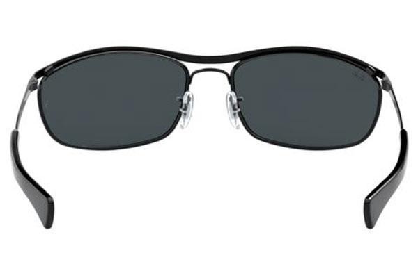 Ochelari de soare Ray-Ban Olympian I Deluxe RB3119M 002/R5 Dreptunghiulari Negri