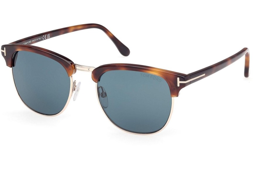 Ochelari de soare Tom Ford Henry FT0248 53V Browline Havana