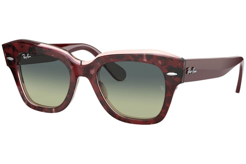 Ochelari de soare Ray-Ban State Street RB2186 1323BH Pătrați Havana