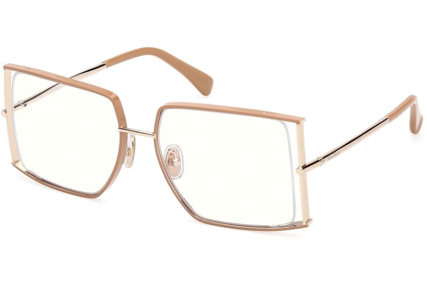 Ochelari Max Mara MM5156-B 047 Pătrați Maro