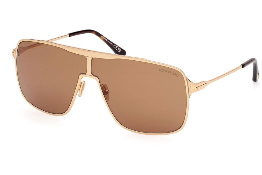 Ochelari de soare Tom Ford Zappa FT1173 30E Pătrați Aurii