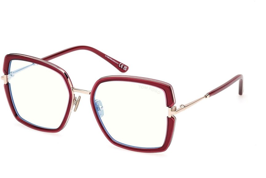 Ochelari Tom Ford FT5985-B 075 Pătrați Roșii