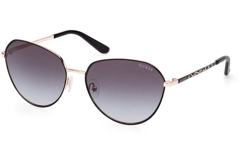 Ochelari de soare Guess GU00148 02B Rotunzi Negri