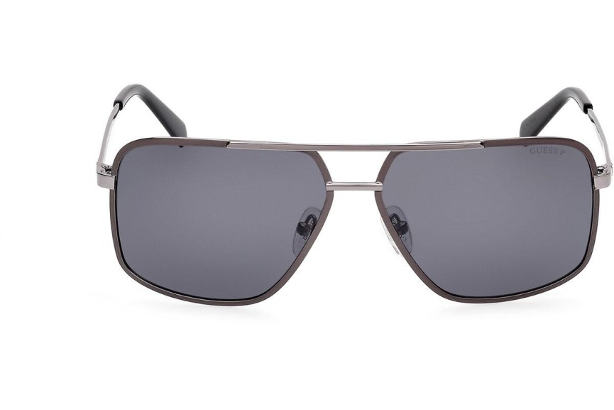 Ochelari de soare Guess GU00167 09D Polarized Pilot Argintii