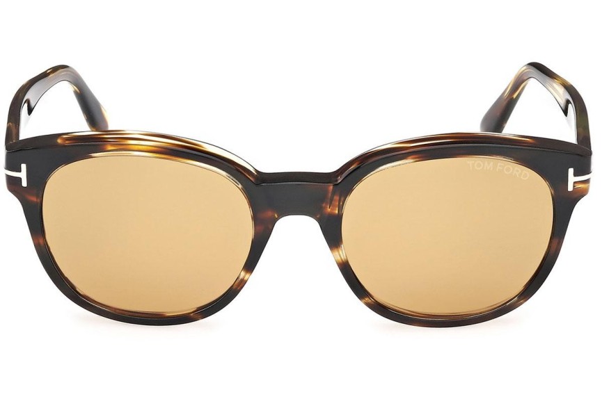 Ochelari de soare Tom Ford Mert FT1180 52E Rotunzi Havana