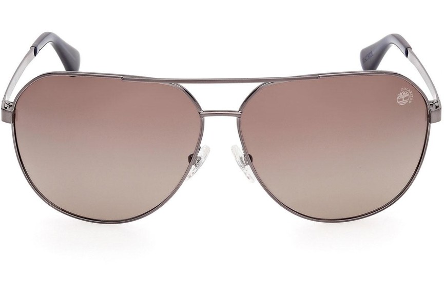 Ochelari de soare Timberland TB00029 06H Polarized Pilot Argintii