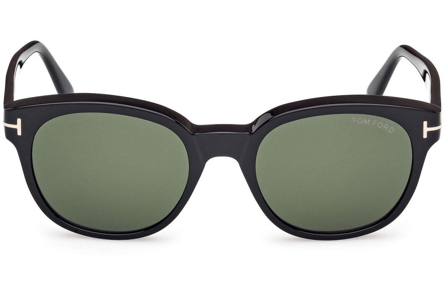 Ochelari de soare Tom Ford Mert FT1180 01N Rotunzi Negri