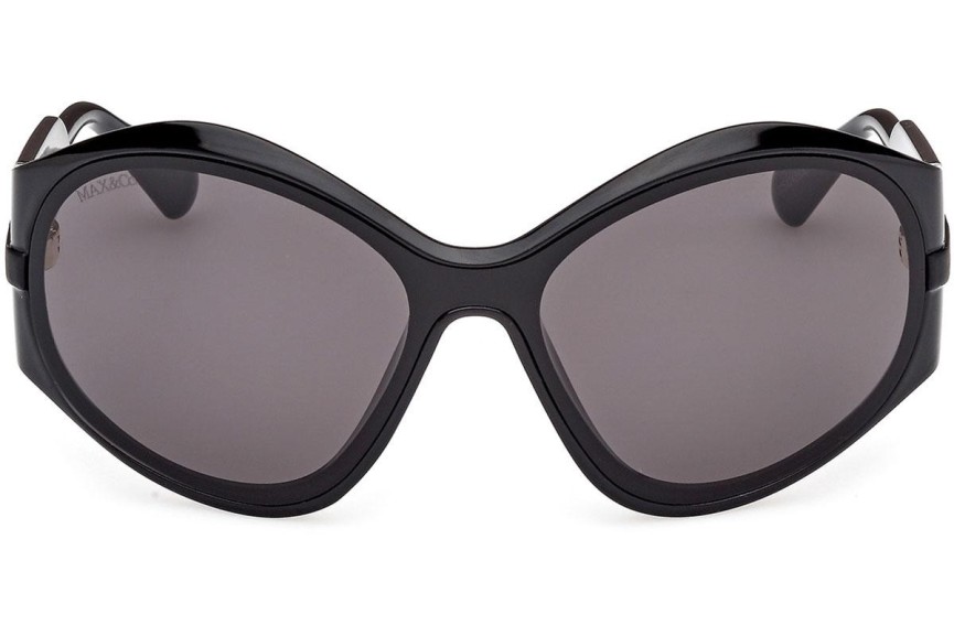 Ochelari de soare Max&Co. MO0113 01A Lentilă unică | Shield Negri