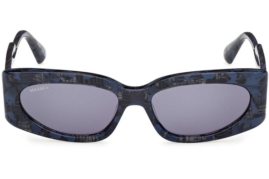 Ochelari de soare Max&Co. MO0114 92V Dreptunghiulari Albaștri