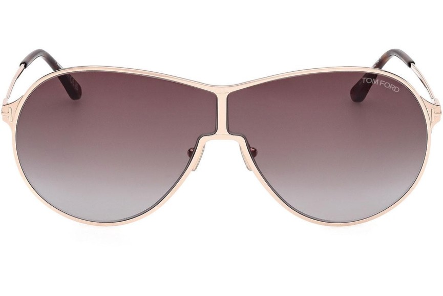 Ochelari de soare Tom Ford Gaia FT1174 28K Pilot Aurii