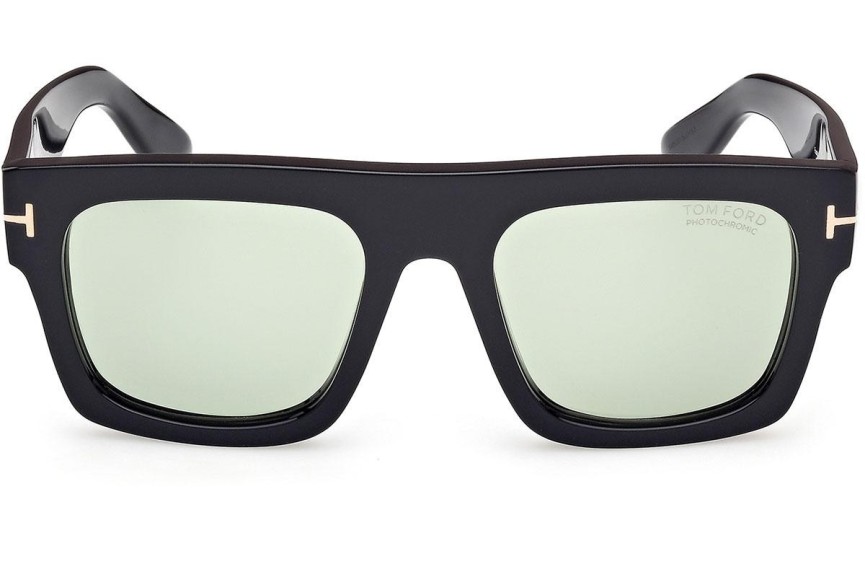 Ochelari de soare Tom Ford Fausto FT0711 01N Flat Top Negri