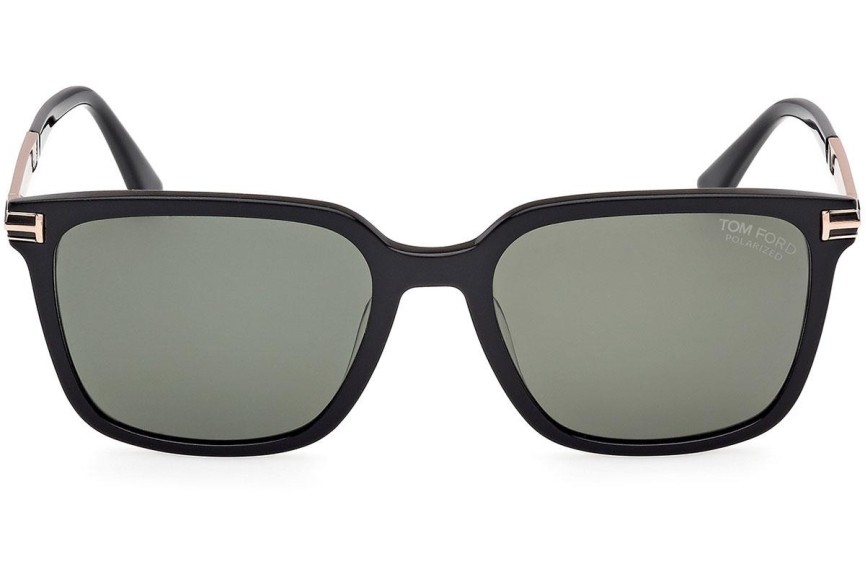 Ochelari de soare Tom Ford Jochem FT1183 01R Polarized Pătrați Negri