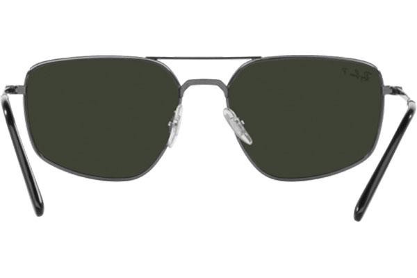 Ochelari de soare Ray-Ban RB3666 004/N5 Polarized Dreptunghiulari Gri