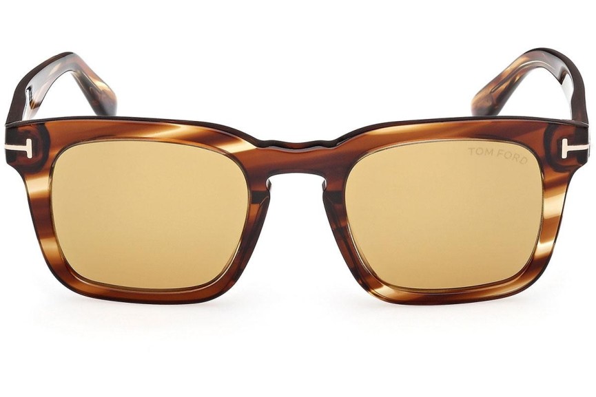 Ochelari de soare Tom Ford Dax FT0751 53E Pătrați Havana