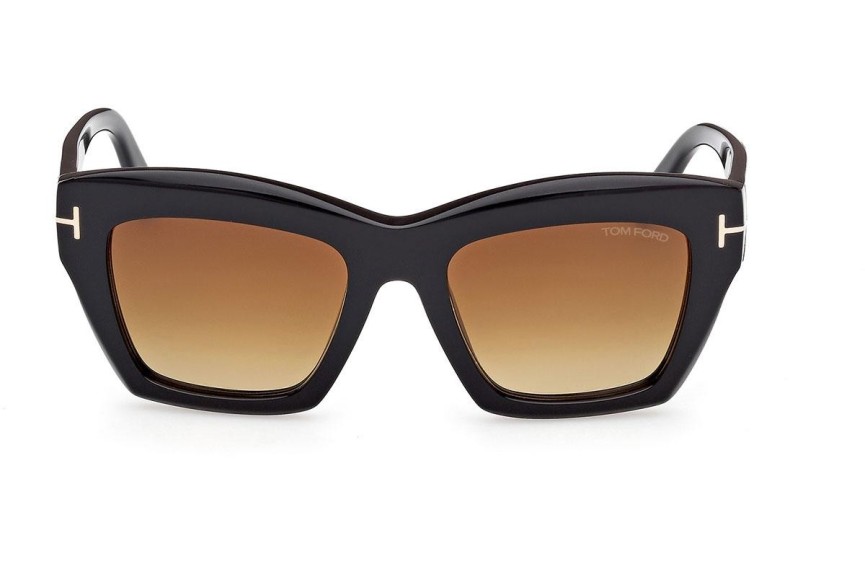 Ochelari de soare Tom Ford Luna FT1191 01F Cat Eye Negri