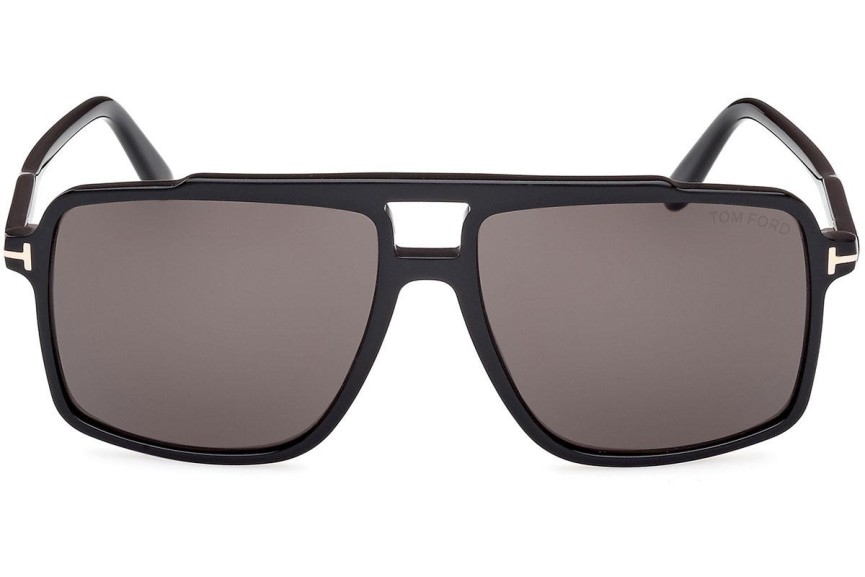 Ochelari de soare Tom Ford Kemp FT1177 01A Pătrați Negri