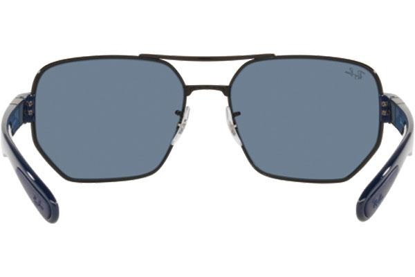 Ochelari de soare Ray-Ban RB3672 002/80 Dreptunghiulari Negri