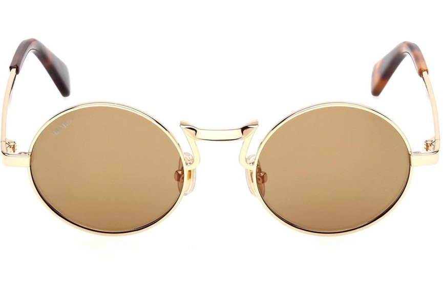 Ochelari de soare Max Mara MM0127 30L Rotunzi Aurii