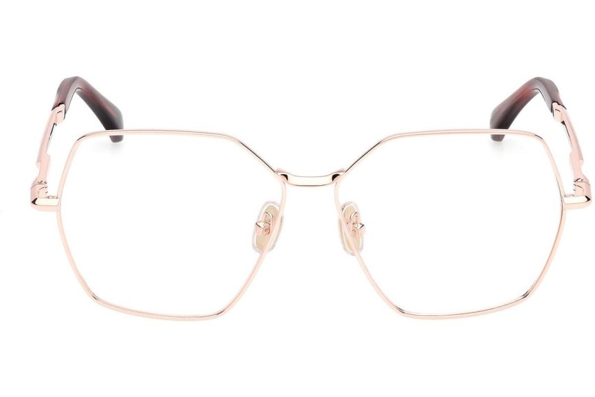 Ochelari Max Mara MM5154 033 Pătrați Aurii