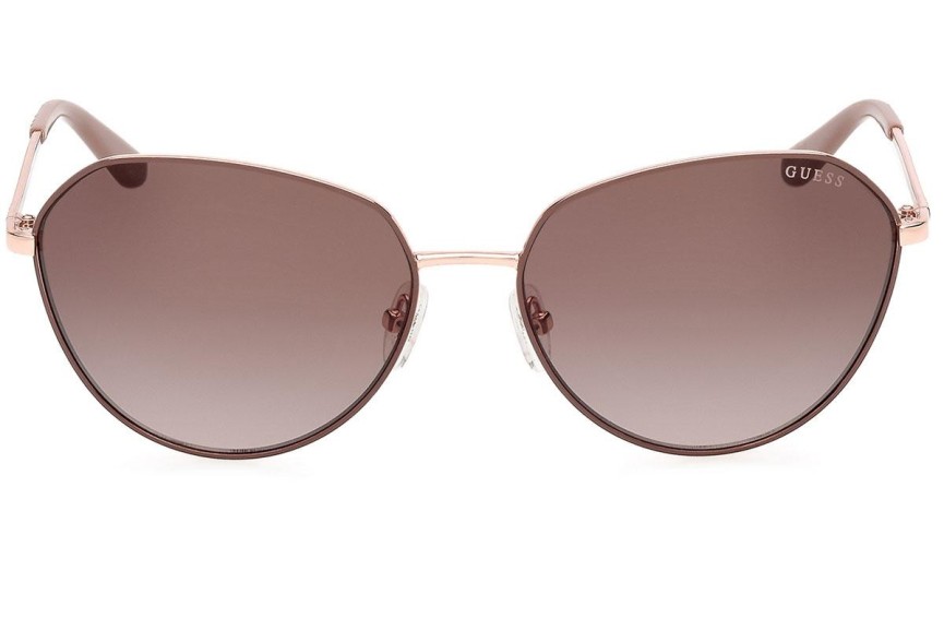 Ochelari de soare Guess GU00148 58F Rotunzi Maro