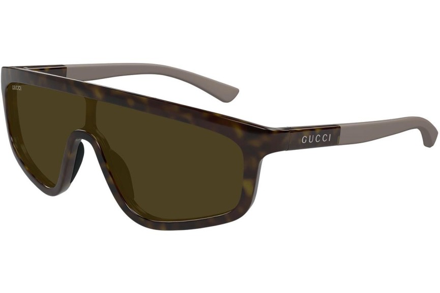 Ochelari de soare Gucci GG1736S 002 Lentilă unică | Shield Havana