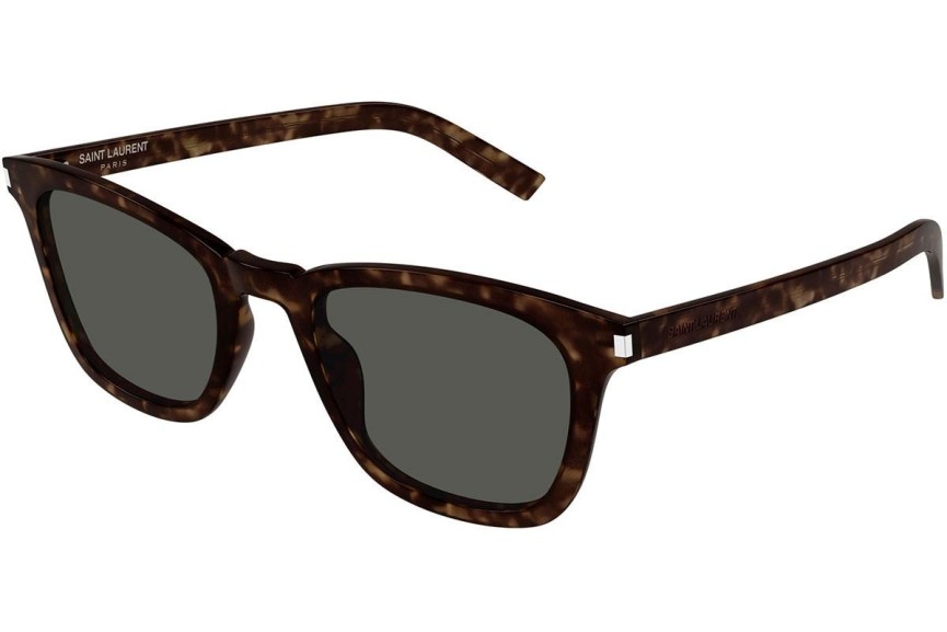 Ochelari de soare Saint Laurent SL716SLIM 002 Pătrați Havana