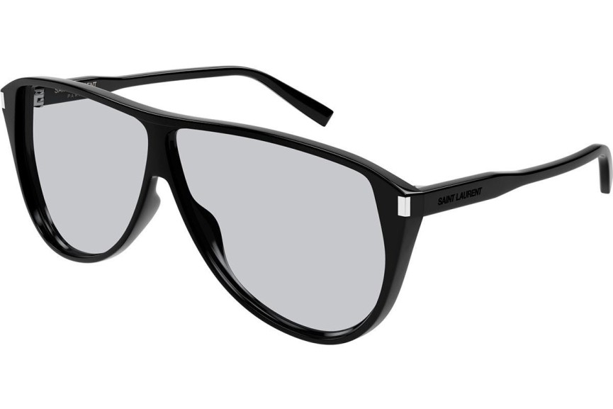 Ochelari de soare Saint Laurent SL731GASPAR 001 Pătrați Negri