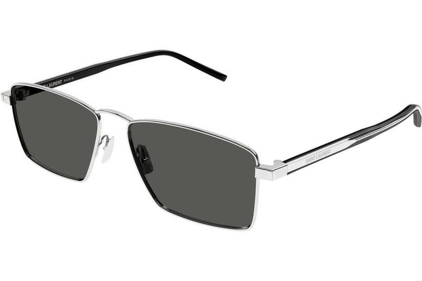 Ochelari de soare Saint Laurent SL700 002 Dreptunghiulari Argintii