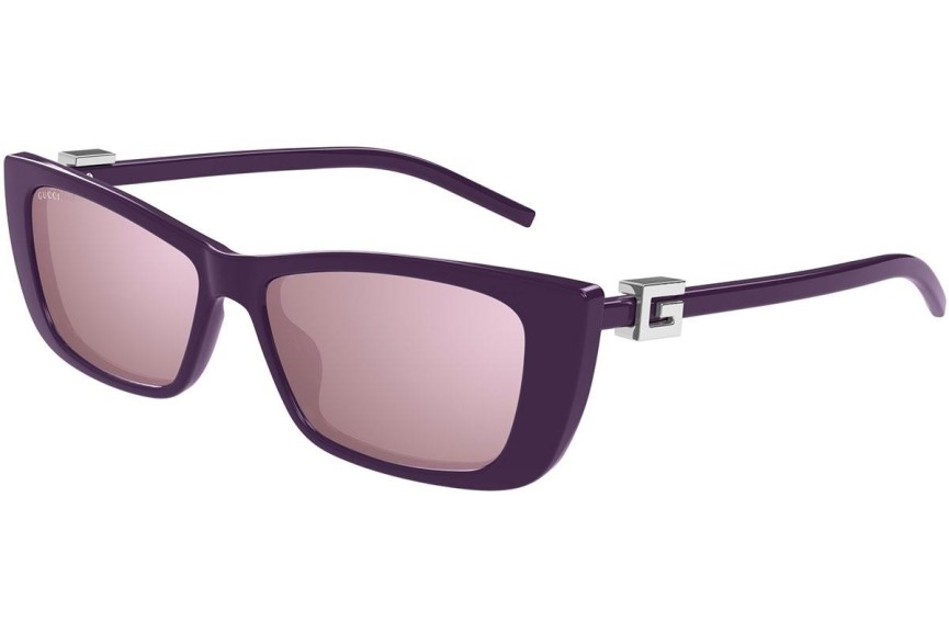 Ochelari de soare Gucci GG1681S 005 Cat Eye Violeți