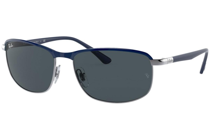 Ochelari de soare Ray-Ban RB3671 9204R5 Dreptunghiulari Albaștri